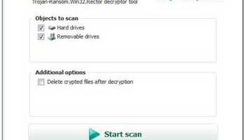 RectorDecryptor screenshot