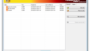 Virtual Safe Professional screenshot