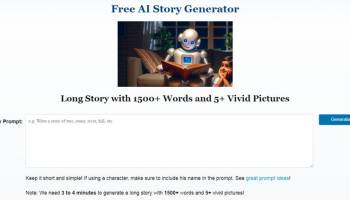 AI Story Generator screenshot