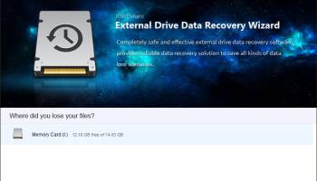 IUWEshare External Drive Data Recovery W screenshot