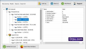 Data Restore Software for Fat screenshot