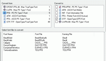 CrossFont screenshot