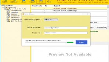Import OST file into Outlook 365 screenshot
