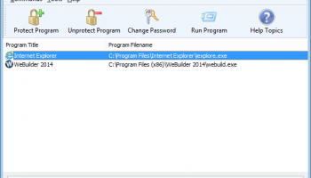 Program Protector screenshot
