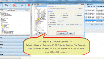 Microsoft OST to PST Converter FREE screenshot