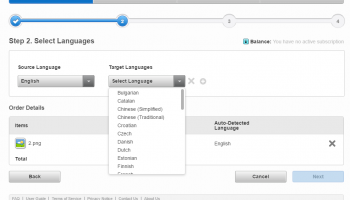 Xerox® Easy Translator Service screenshot