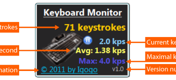 Keyboard Monitor screenshot