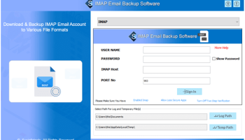 SysInfoTools IMAP Email Backup Software screenshot