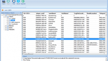 SQLite Viewer screenshot