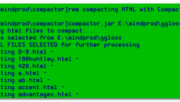 Compactor screenshot