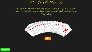 21 Card Magic screenshot