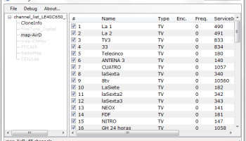 SamsChannelEditor screenshot