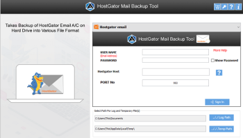 Aryson HostGator Backup Tool screenshot