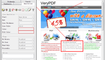 VeryUtils Free Java PDF Reader screenshot