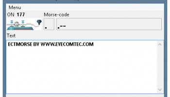 ECTmorse screenshot