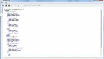 DataSetEditor screenshot