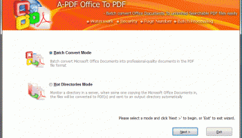 A-PDF Office to PDF screenshot