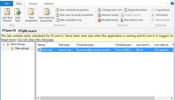 Advanced Task Scheduler Professional screenshot