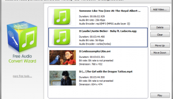 Free Audio Convert Wizard screenshot