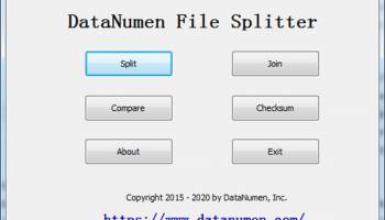 DataNumen File Splitter screenshot