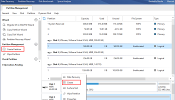 Partition Wizard Professional Edition screenshot
