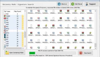 Card Data Restore Software screenshot