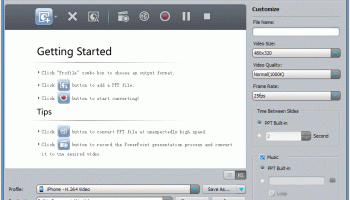 ImTOO Convert PowerPoint to iPhone screenshot