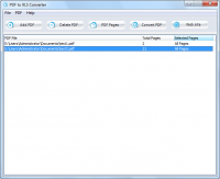 PDF to XLS Converter screenshot