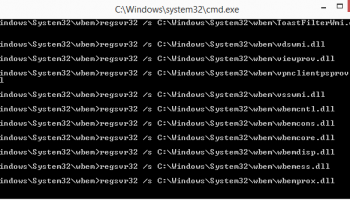 WMI Rebuilder for Windows screenshot
