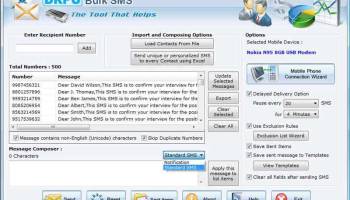 Send Message screenshot