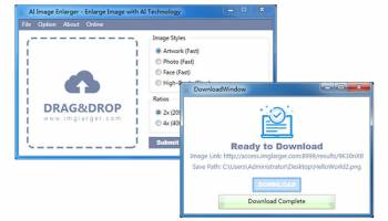 AI Image Enlarger screenshot