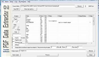 PDF Data Extractor screenshot