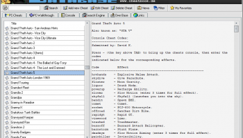 CheatBook DataBase 2021 screenshot