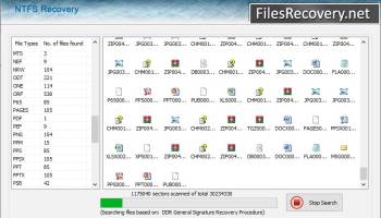 NTFS Files Recovery screenshot