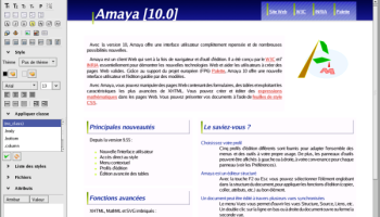 Amaya screenshot
