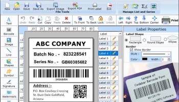 Postal Mail Barcode Fonts screenshot