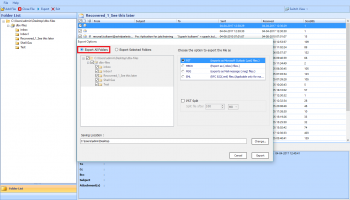 DBX to PST Conversion screenshot