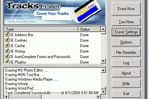 Tracks Eraser Pro screenshot