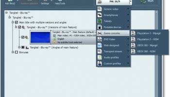 Blu-ray to PS3 screenshot