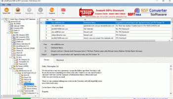 eSoftTools NSF to PST Converter screenshot