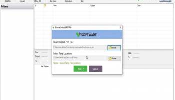 Outlook PST Repair and Converter Tool screenshot