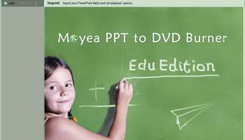 Moyea PPT to DVD Burner Edu Edition screenshot