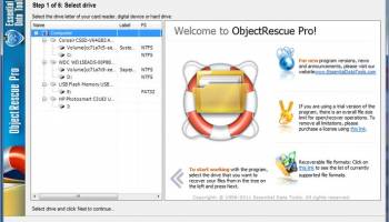 ObjectRescue Pro screenshot
