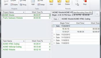 TimeBillingWindow screenshot