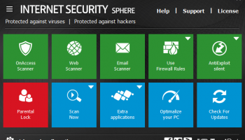 TrustPort Internet Security Sphere screenshot