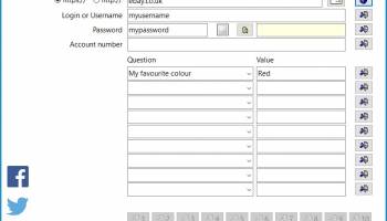 WebAccount Password Manager screenshot