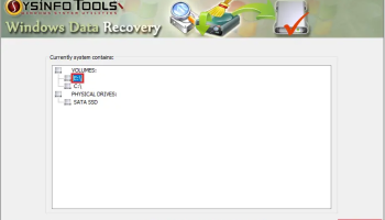Sysinfo Windows Data Recovery screenshot