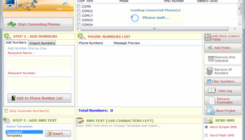 Multiple Phone Bulk Sms Sender screenshot