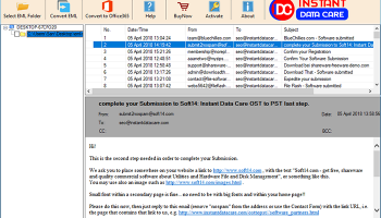 IDC EML Converter screenshot