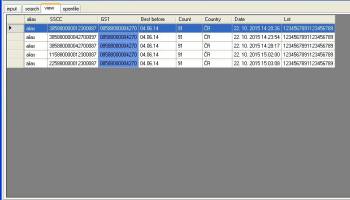 Barcode DB screenshot